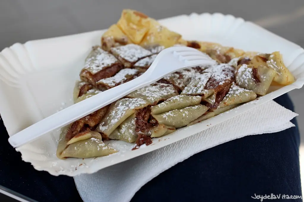 Nutella Crepe at Gelateria Luca in Riccione
