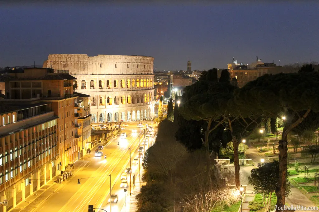 Unveiling the Eternal City: 6 Best Activities in Rome through GetYourGuide 1 Colosseum at Night Mercure Roma Centro Colosseo Hotel Rome JoyDellavita