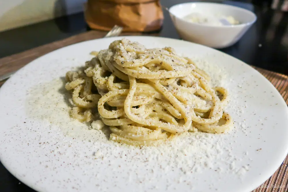 roman Cacio e Pepe in Palermo at Caligola 12 roman Cacio e Pepe in Palermo at Caligola